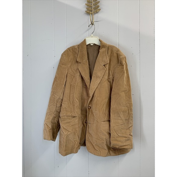 Pioneer Wear Jackets & Blazers - Pioneer Wear Coat Mens Western Corduroy Blazer No Size Tag Brown Jacket USA